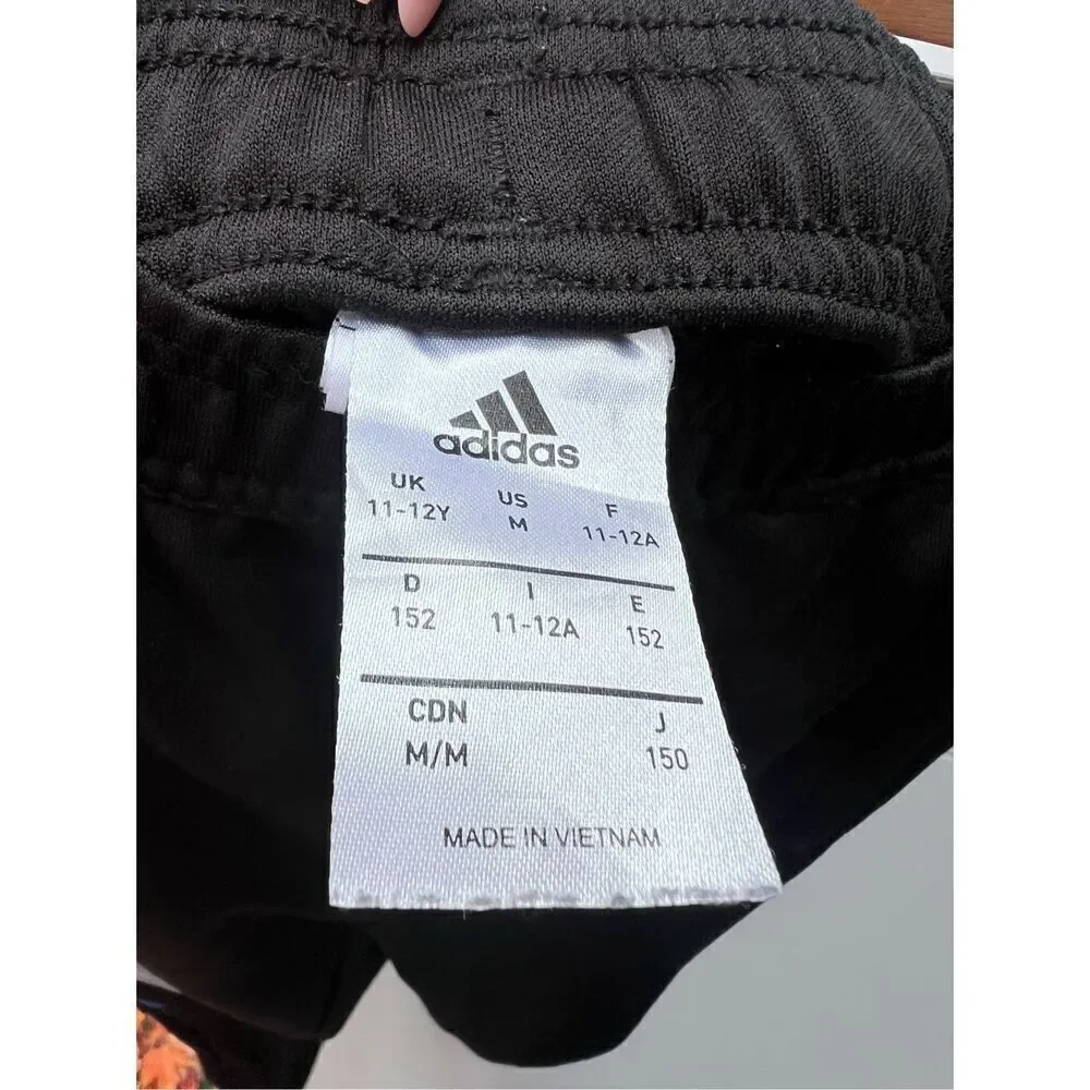 adidas Youth Soccer Tiro 17 Pants, Medium Black/Power Red/White/Bold Blue